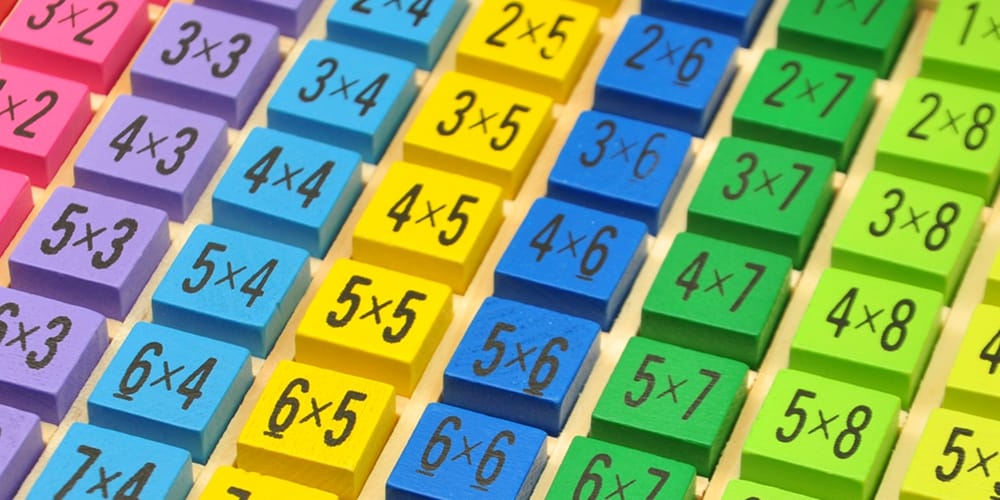 Apprendre les tables de multiplication