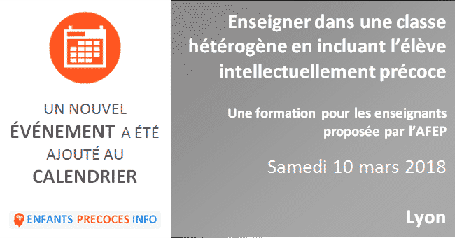 Enseigner dans une classe hétérogène en incluant l’élève intellectuellement précoce