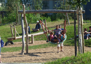 Pique-nique au Parc en bois de Crolles (Isère)