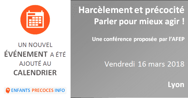 Harcèlement et précocité - Parler pour mieux agir !