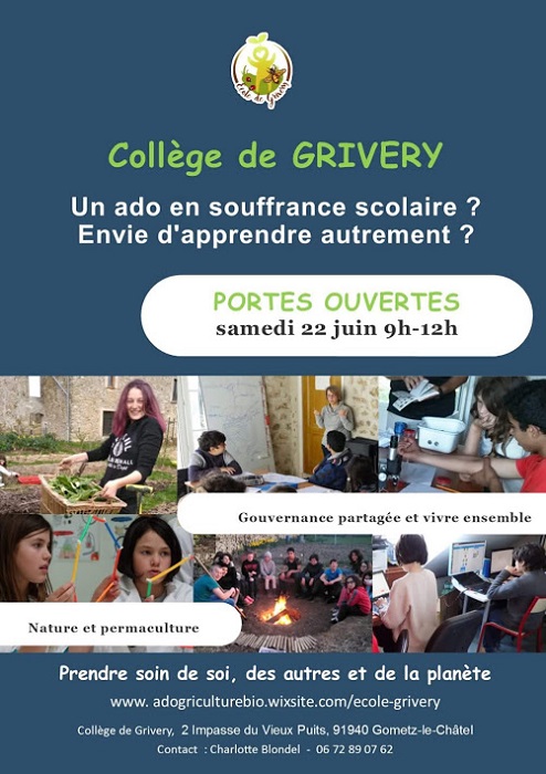 Portes ouvertes au collège de Grivery / Apprendre autrement